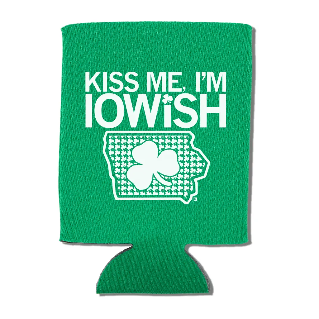 Kiss Me I'm Iowish Can Cooler 1