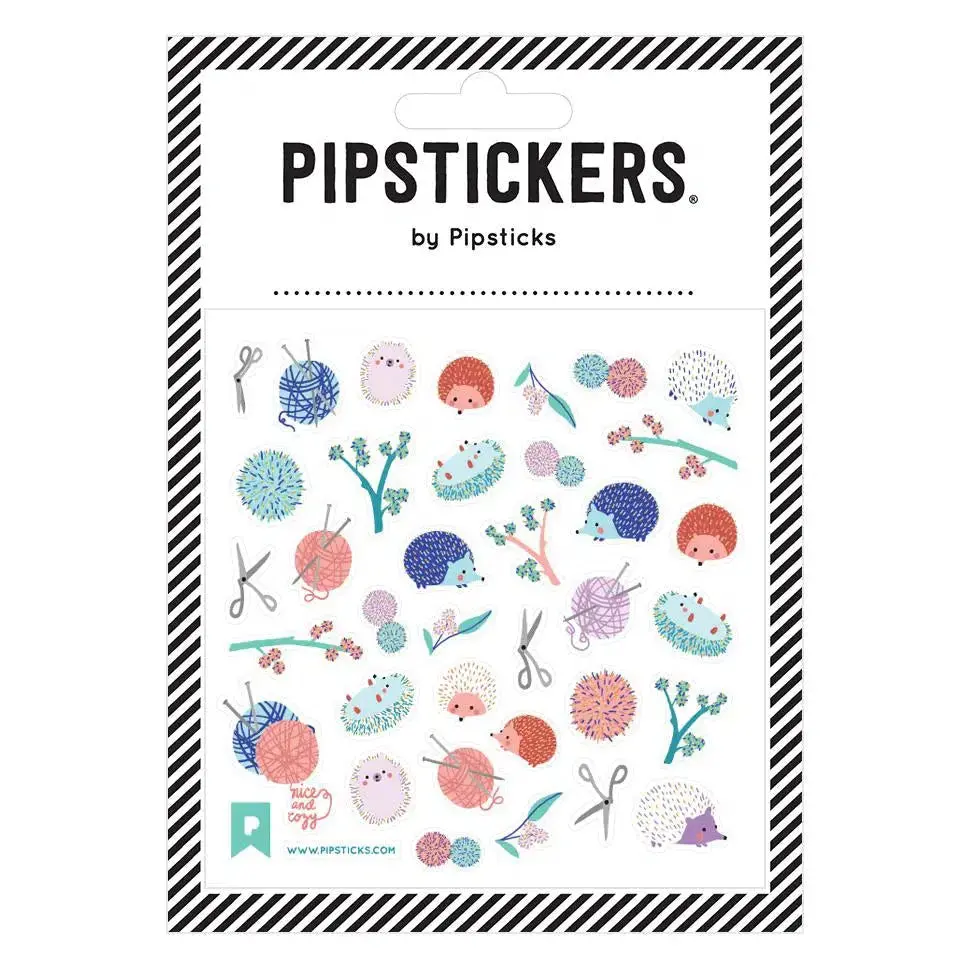 Knittin' Hedgies Stickers 1