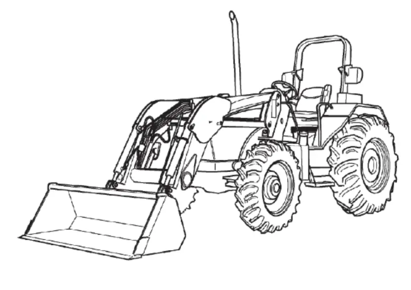 Case Ih Lx252 Front End Loader Tractor Official Operator's Manual 1