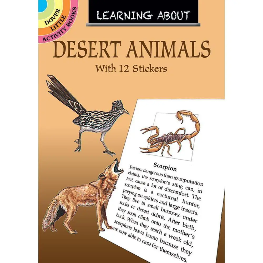 Learning About Desert Animals: With 12 Stickers 1