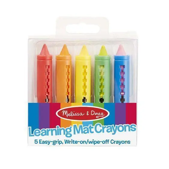 Learning Mat Crayons (5 Colors) 1