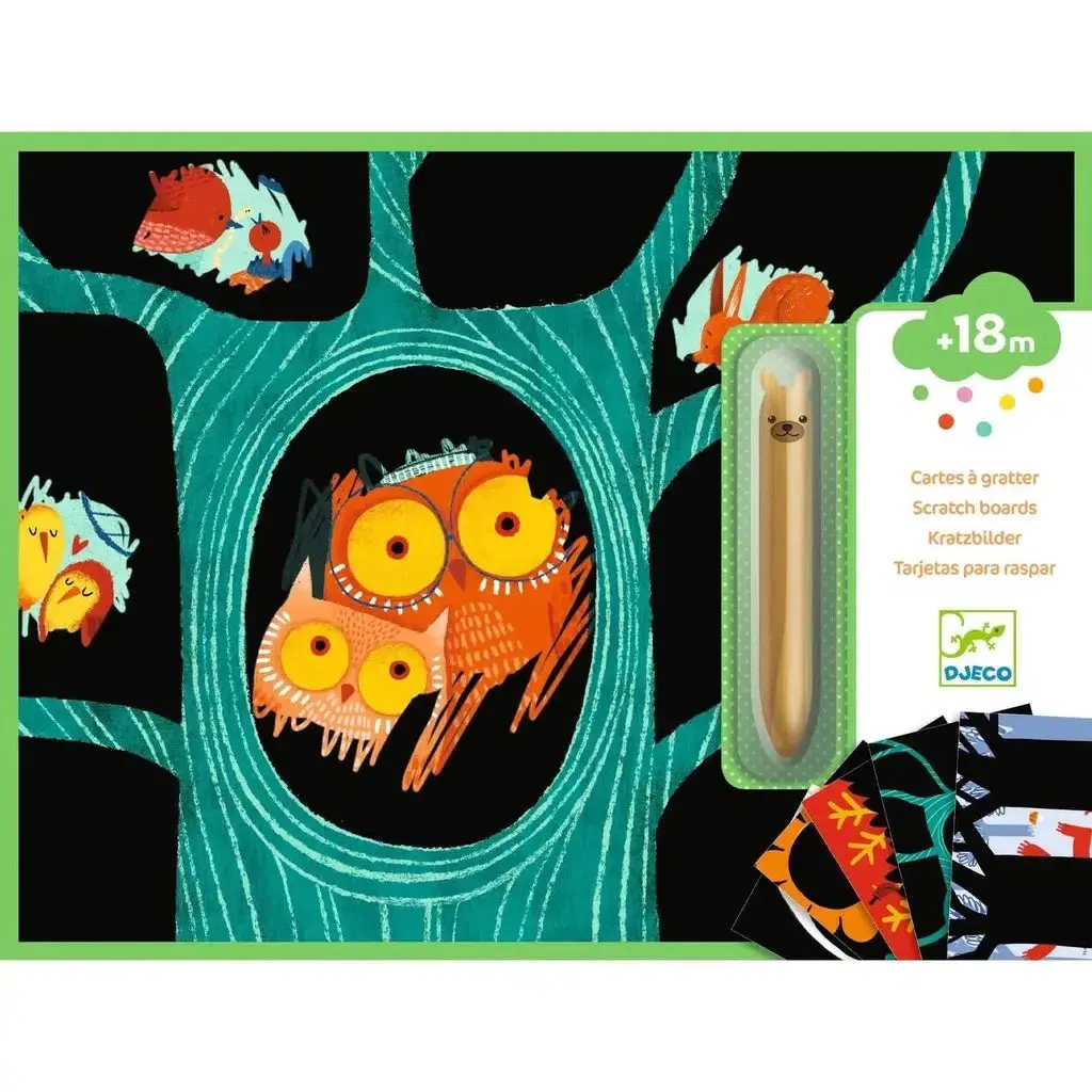 Learning About Animals Scratch Cards 1