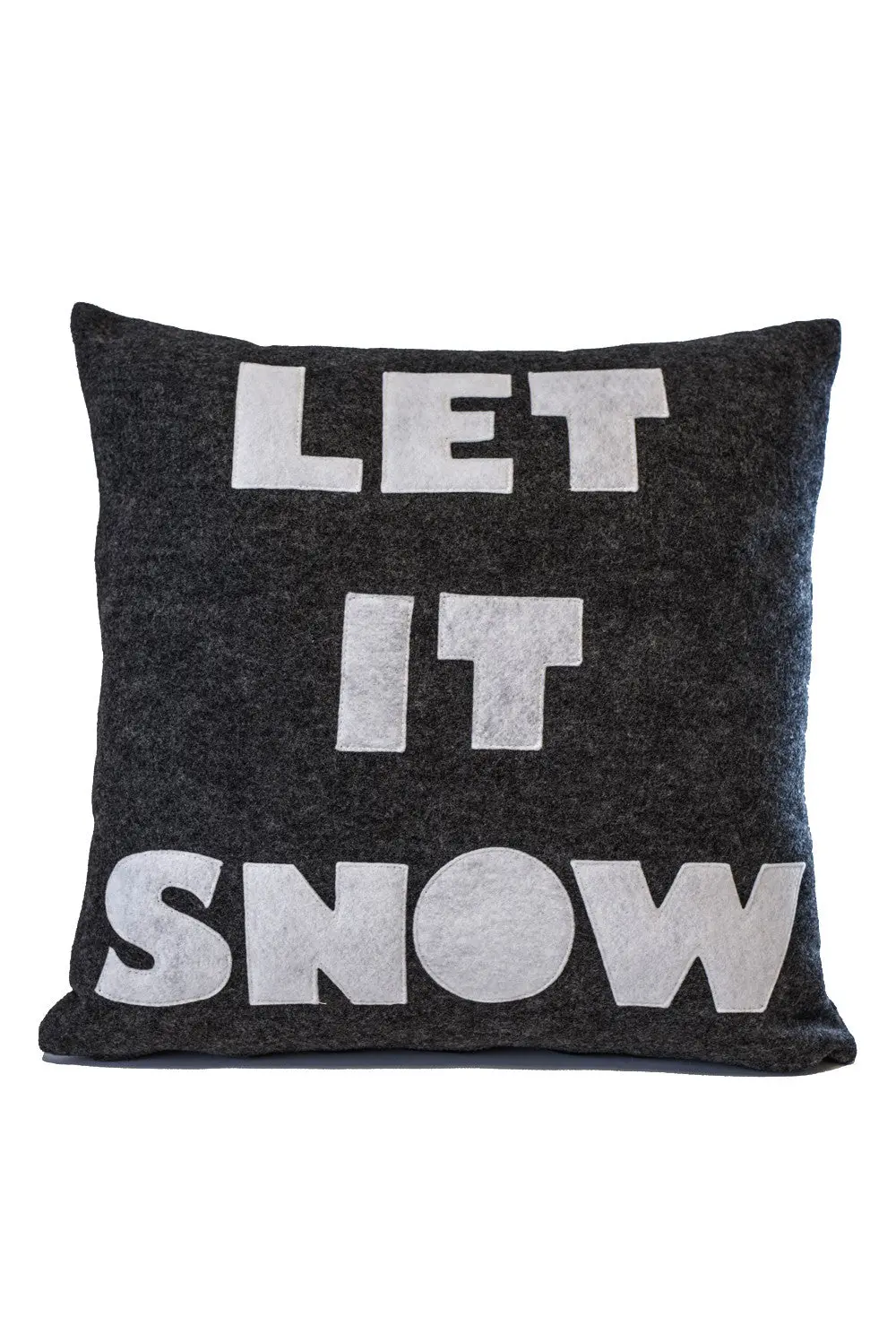 Let It Snow Ski Decor Accent Pillow 1