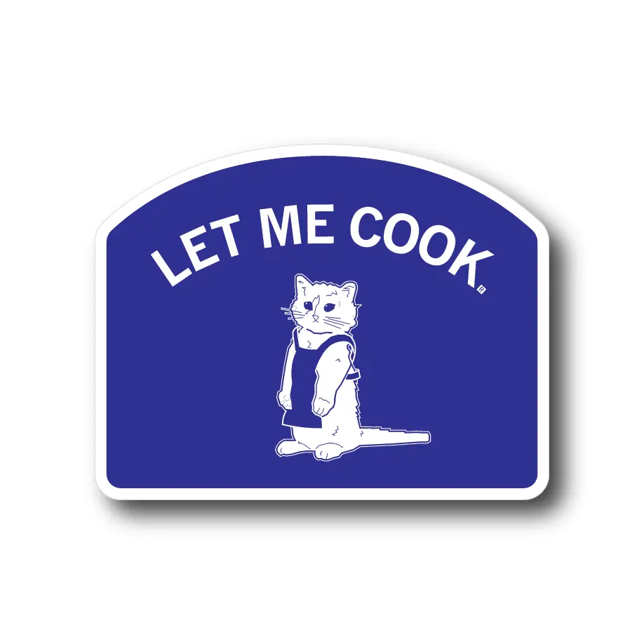 Let Me Cook Die-Cut Sticker 1