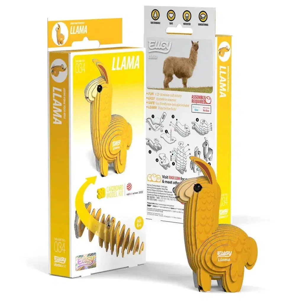 Llama 3D Puzzle 2