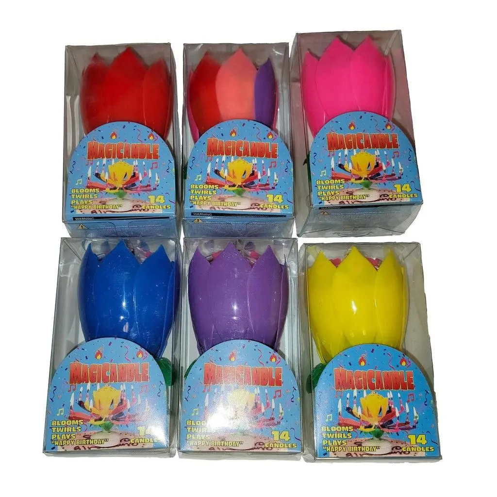 Lotus Birthday Candle 1