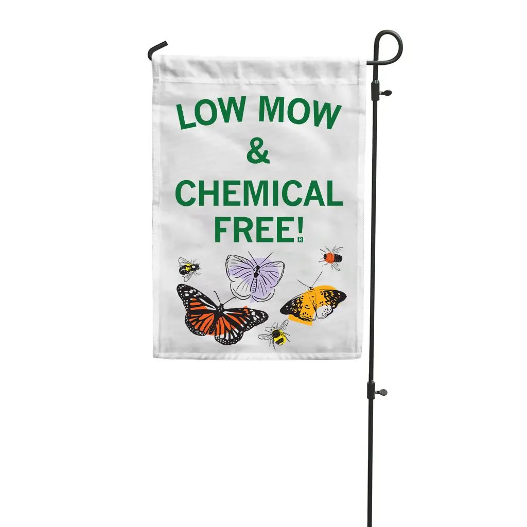 Low Mow Garden Flag 1