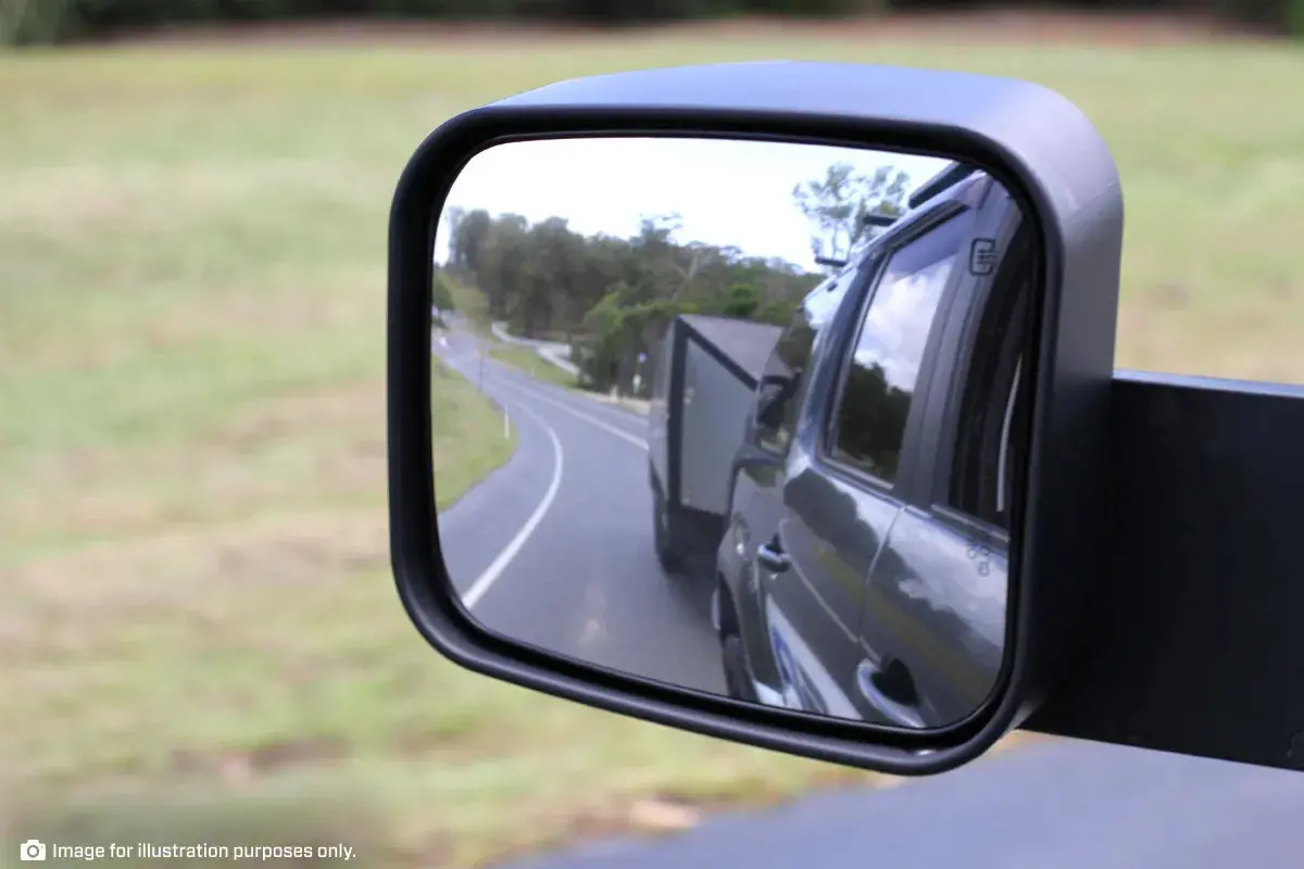 Msa 4X4 Ford Everest Towing Mirrors (2015-May 2022) - Chrome Electric 2