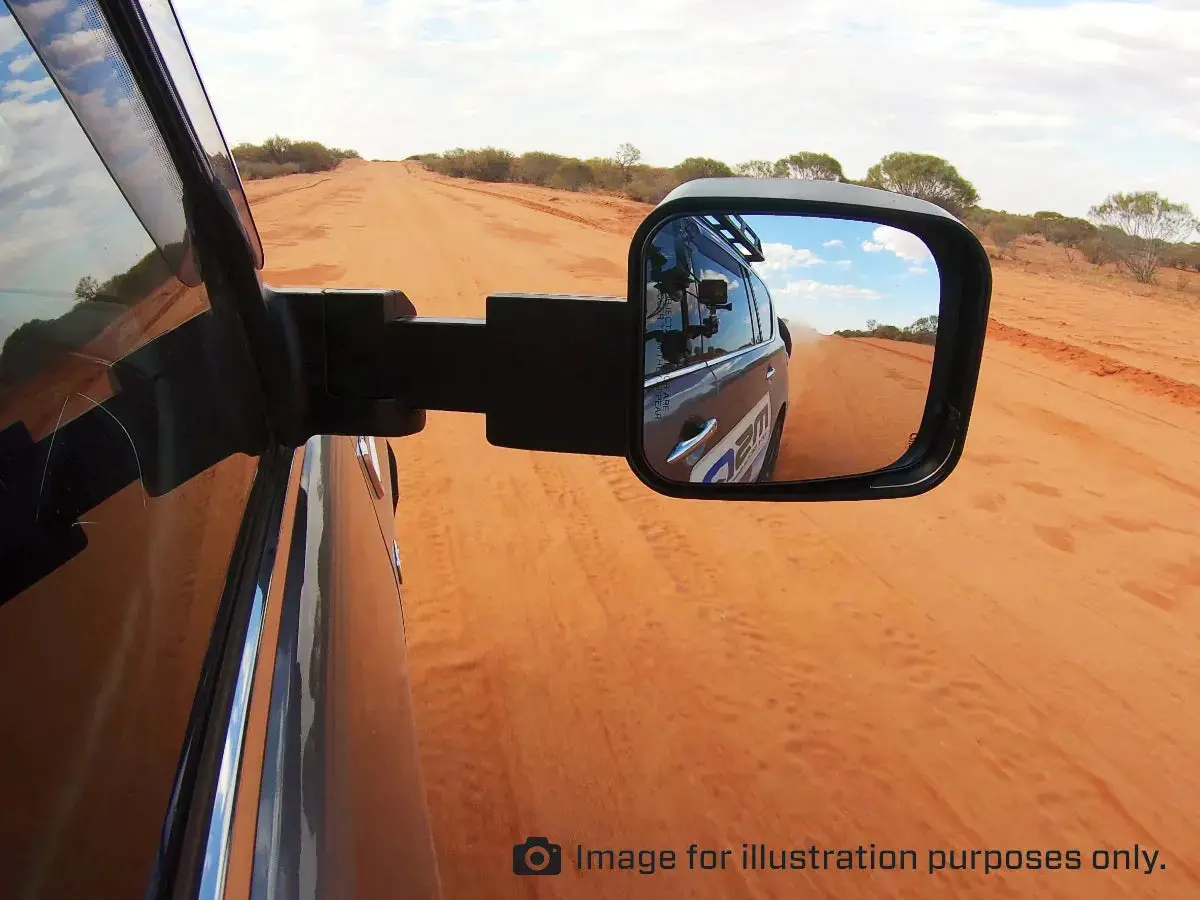 Msa 4X4 Ford Everest Towing Mirrors (2015-May 2022) - Chrome, Electric, Heated, Indicators 2