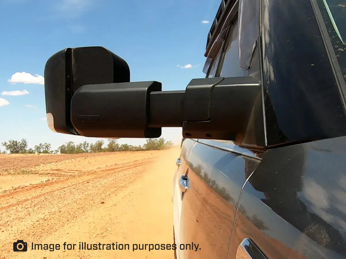 Msa 4X4 Navara Np300 Towing Mirrors (2015-2020) - Chrome, Electric 2
