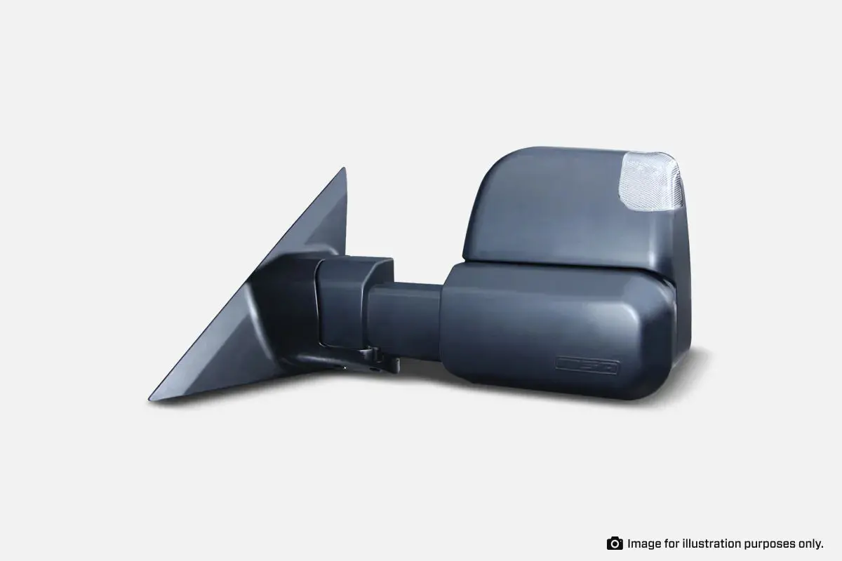 Msa 4X4 Mazda Bt50 Msa Power Fold™ Towing Mirrors (2020-Current) - Black, Electric, Heated, Indicators, Blind Spot Monitoring, Powerfold 1