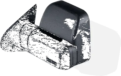 Msa 4X4 Landcruiser 100 Series Towing Mirrors - Black, Electric 2