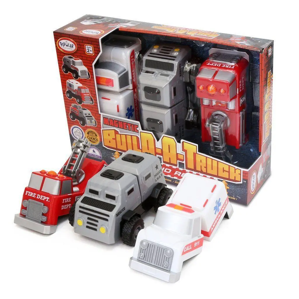 Magnetic Build A Truck Fire And Rescue 1