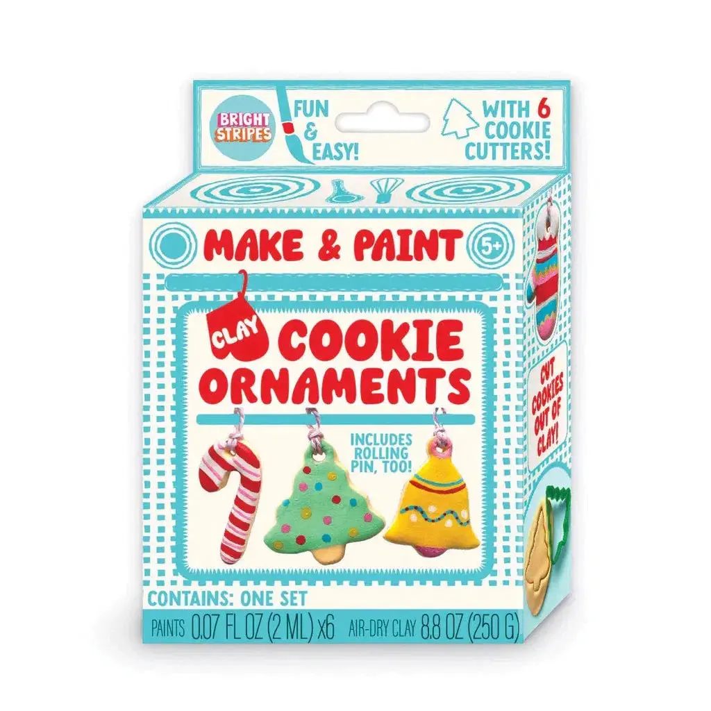 Make & Paint Clay Cookie Ornaments 1