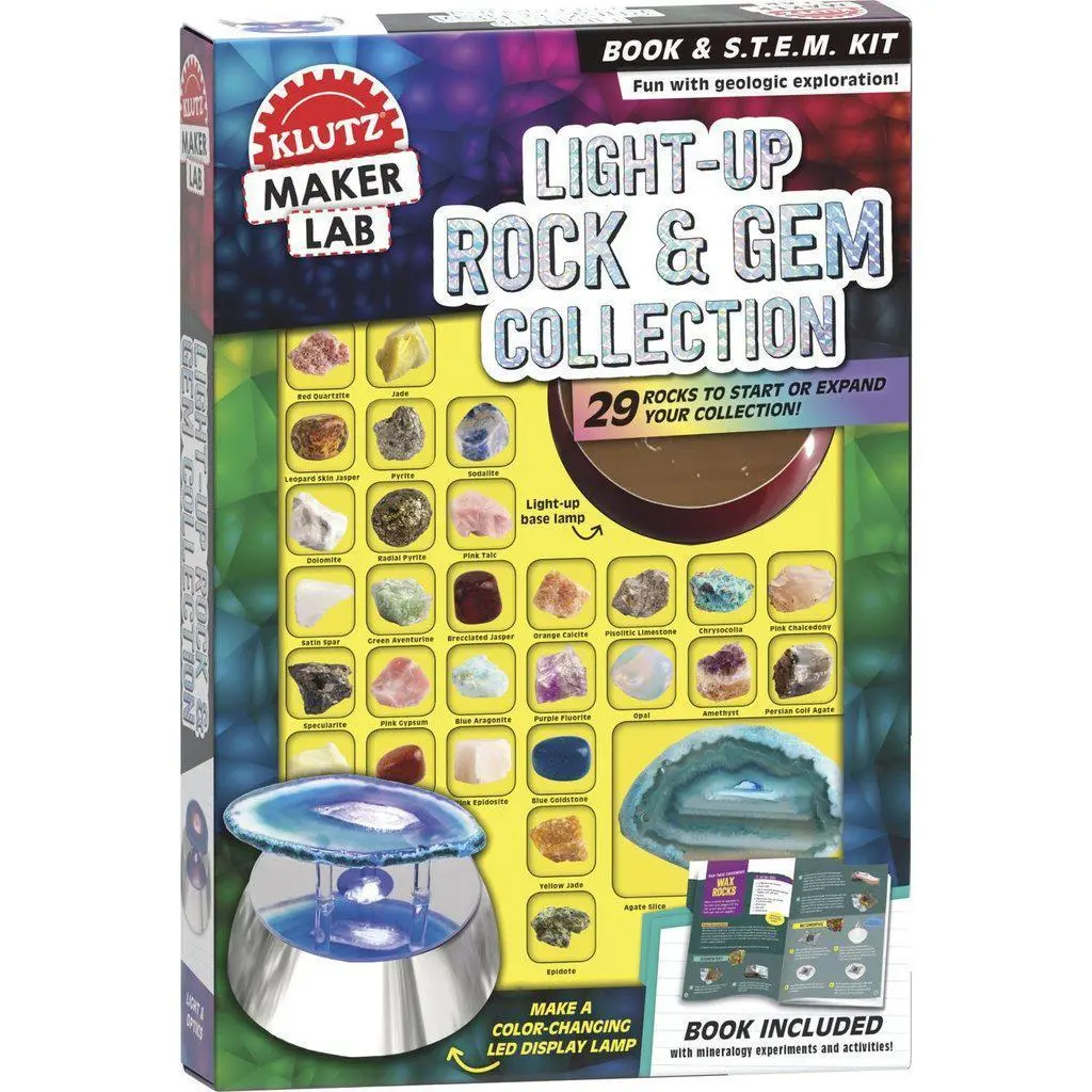 Maker Lab - Light Up Rocks & Gems Collection 1