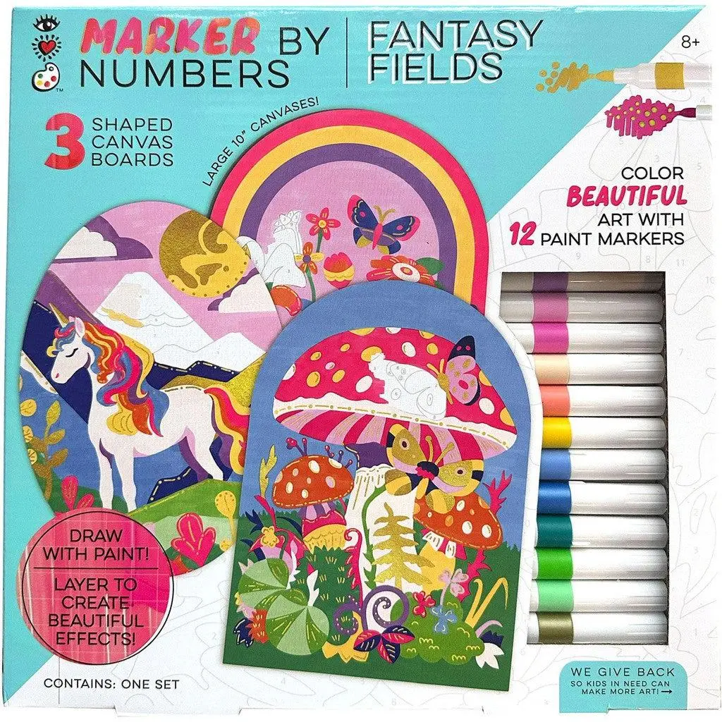 Marker By Numbers: Fantasy Fields 1