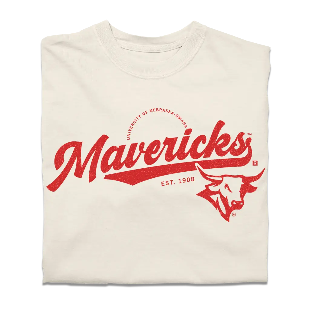 Mavericks Script Logo Heavyweight 1