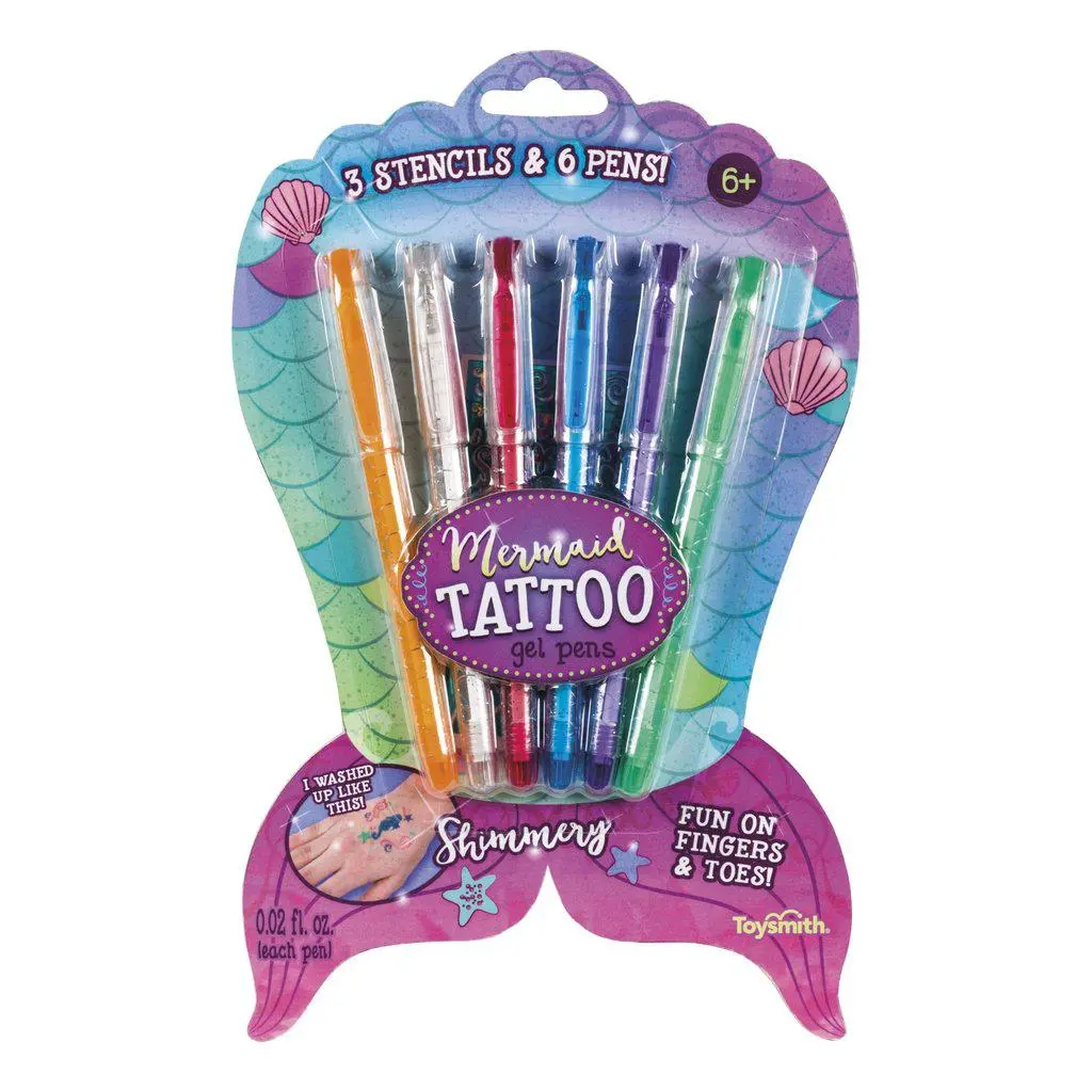 Mermaid Tattoo Gel Pens 1