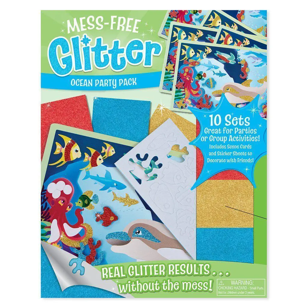 Mess-Free Glitter Ocean Party Pack 1