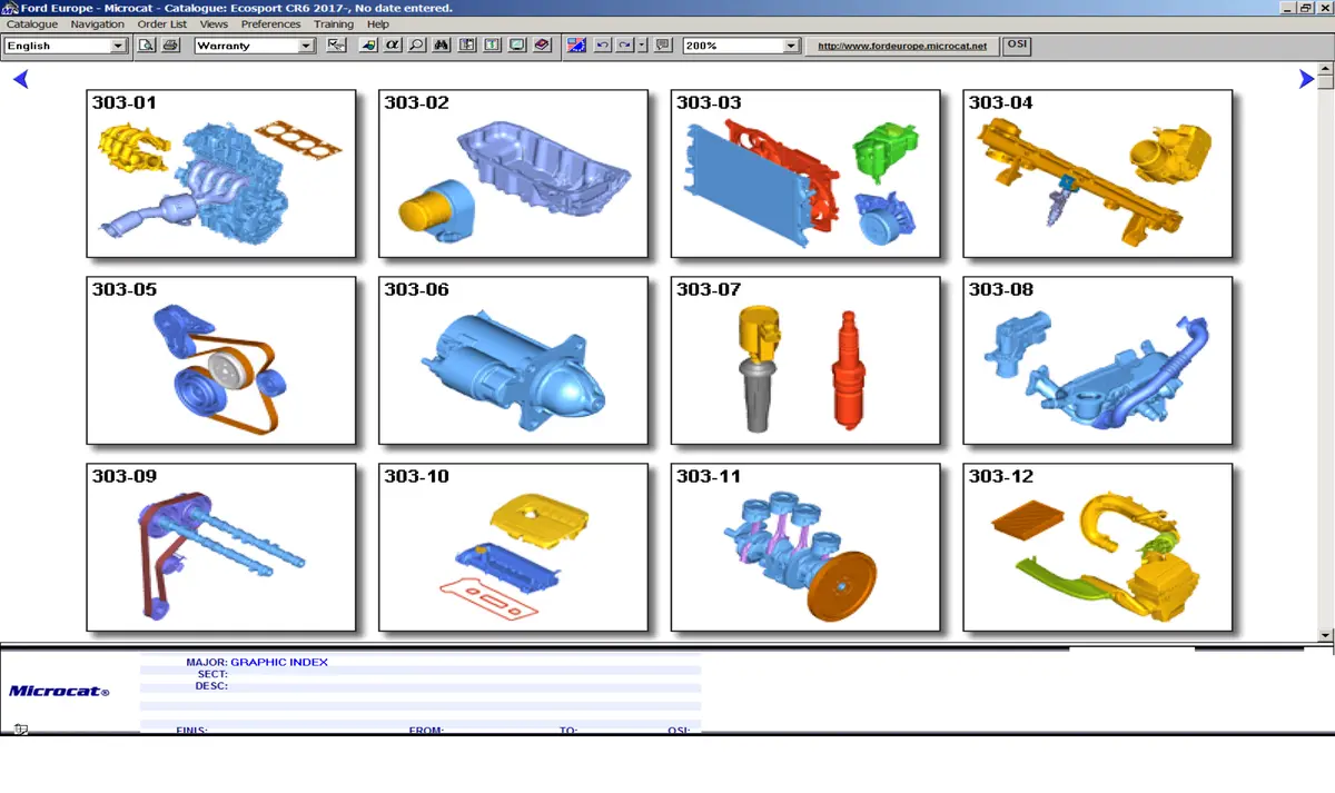 Ford Mcat Europe Cars, Light & Medium Trucks Epc- All Models & SN Parts Manuals Up To 07/2019 2
