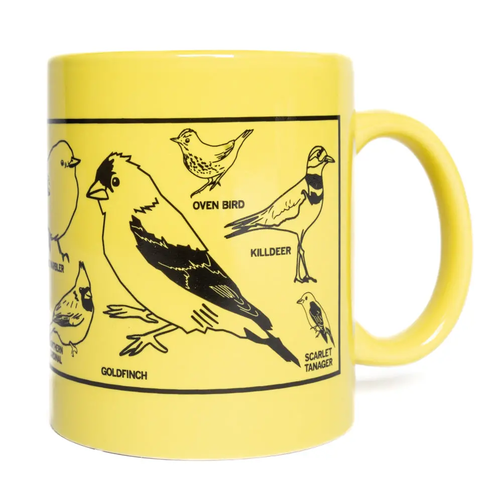 Midwestern Birds Mug - Yellow 1