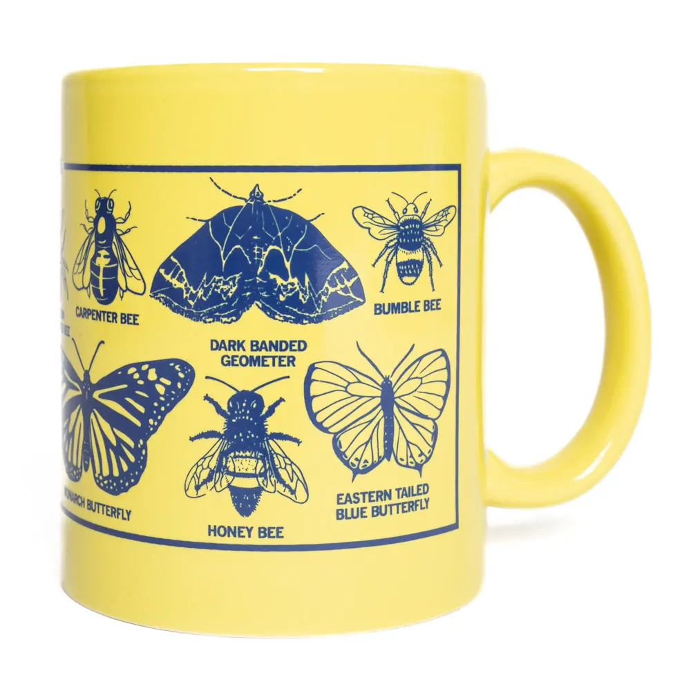 Midwestern Pollinators Mug - Yellow 1
