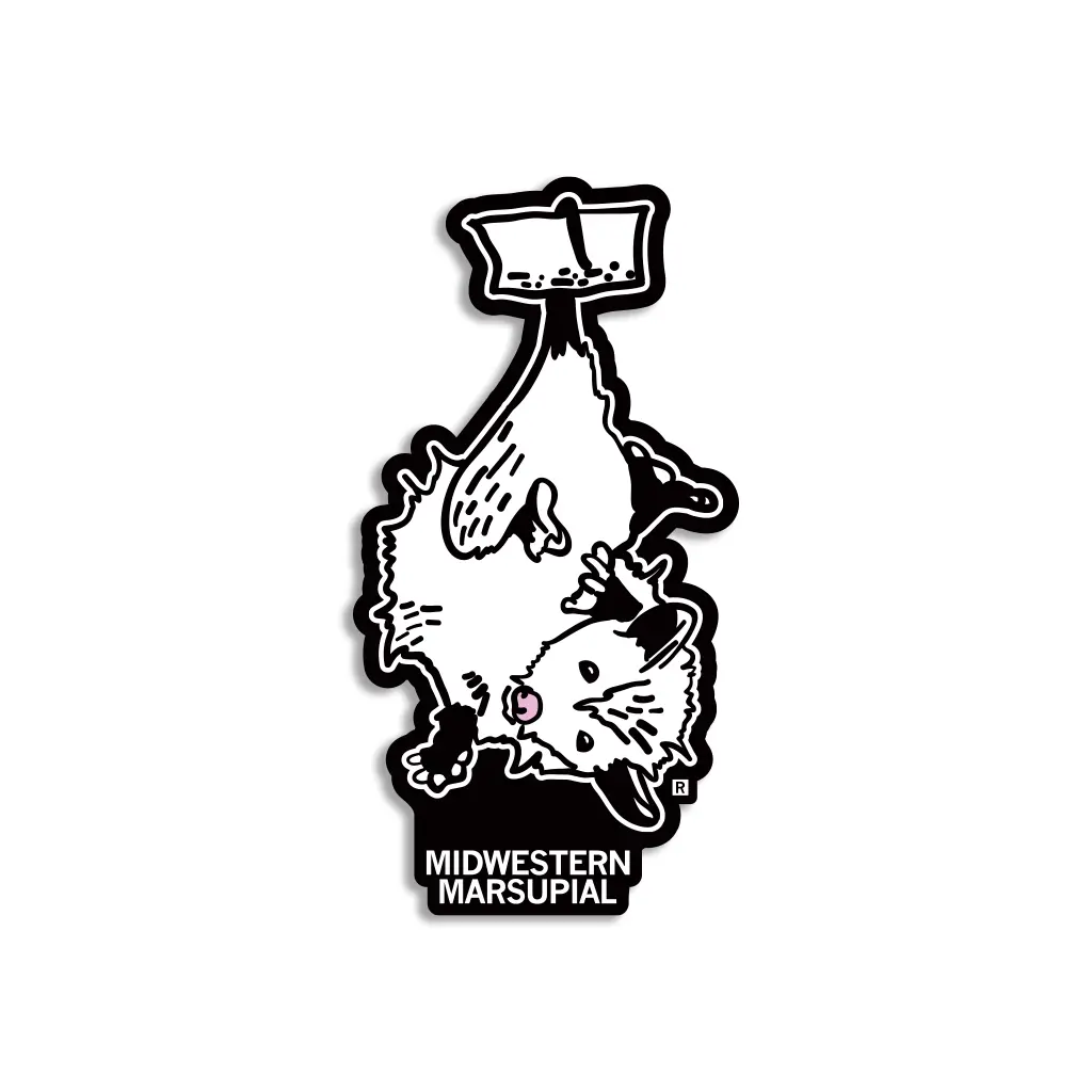 Midwestern Marsupials Die-Cut Sticker 1