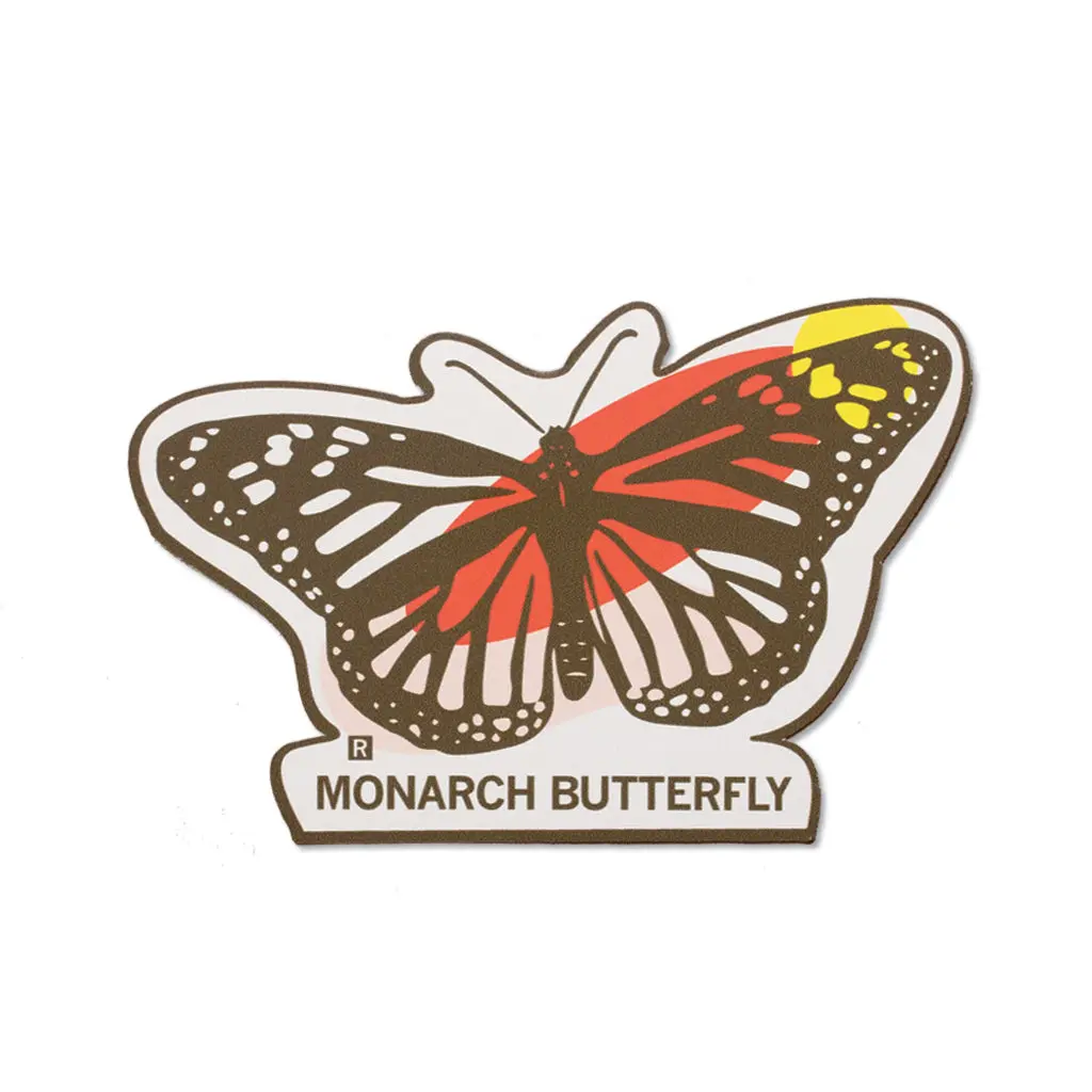 Monarch Butterfly Die-Cut Sticker 1