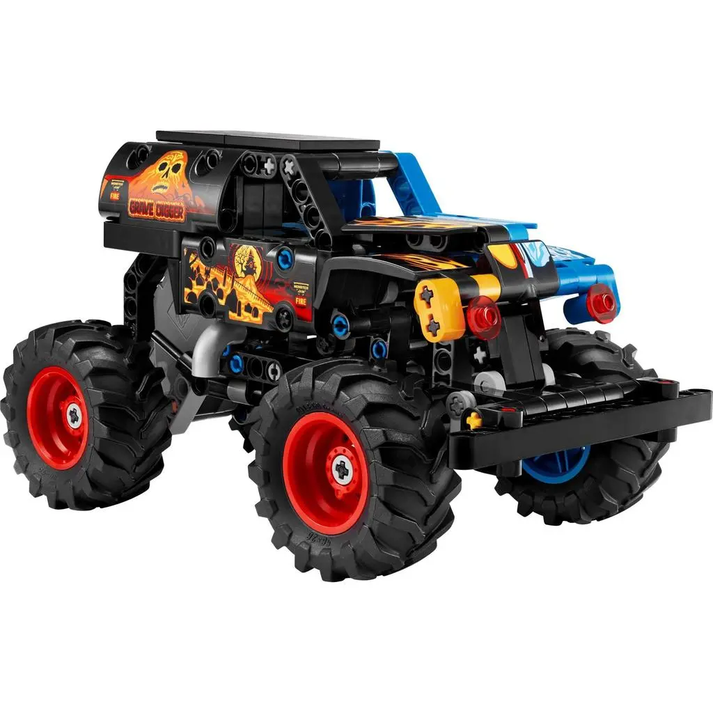 Monster Jam Grave Digger Fire And Ice 1