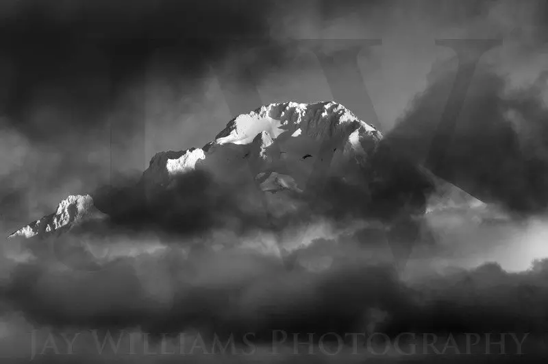Mt. Hood Oregon - Vintage Climbing Photo 1