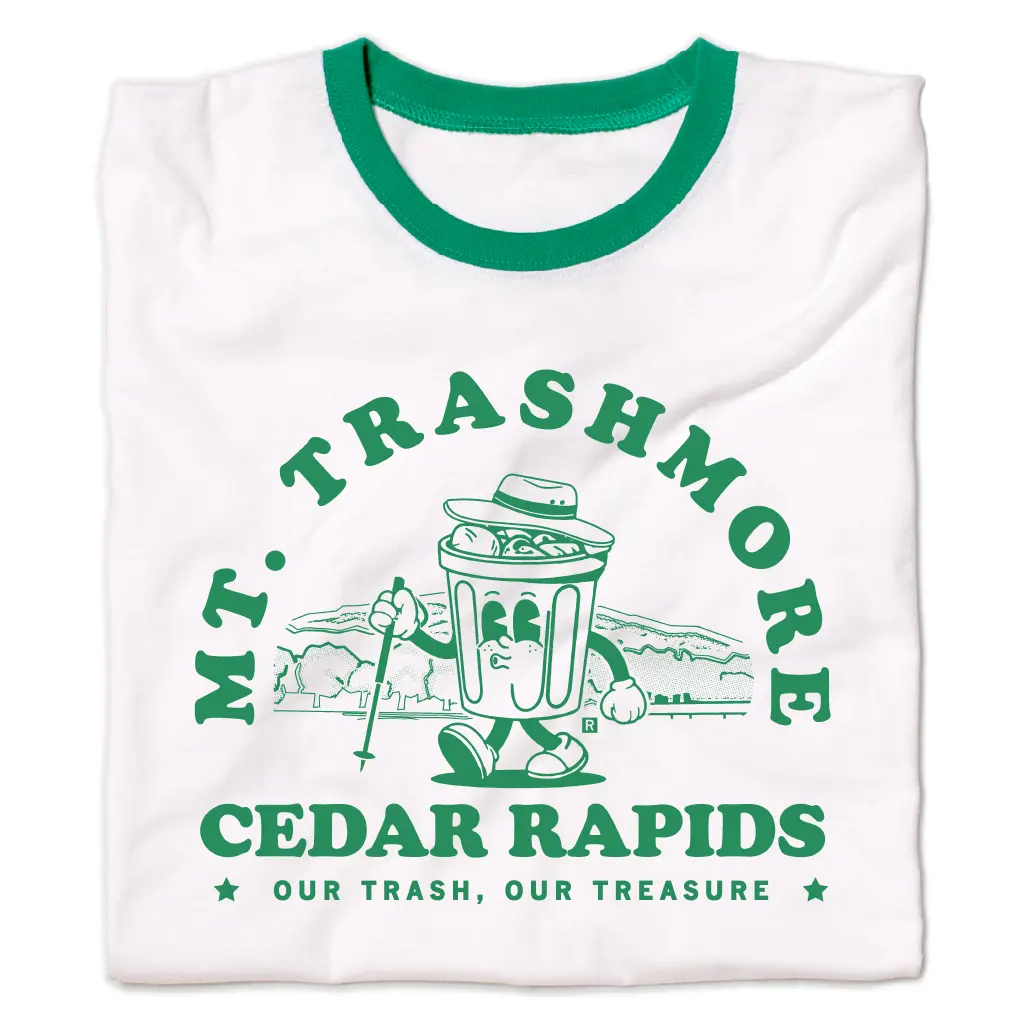 Mt. Trashmore Can Cartoon Ringer 1