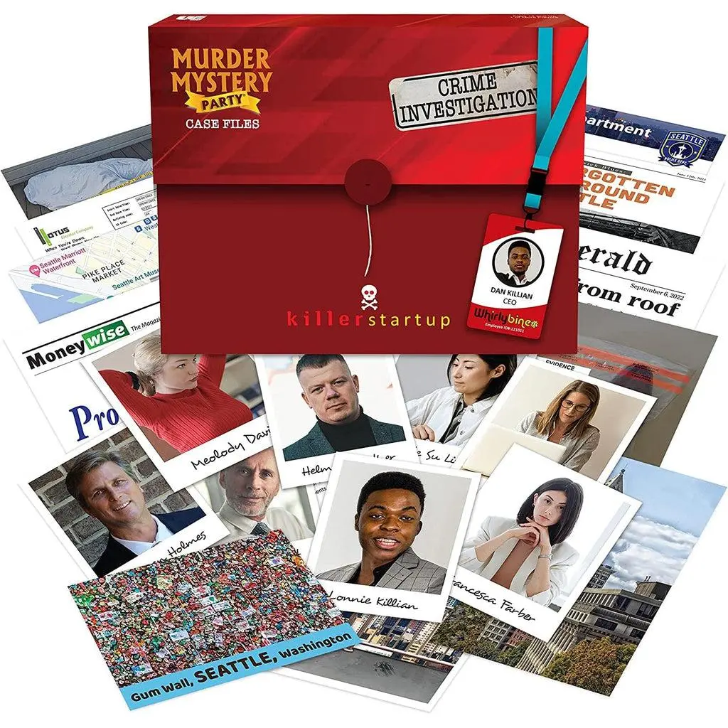 Murder Mystery Party Case Files: Killer Startup 1
