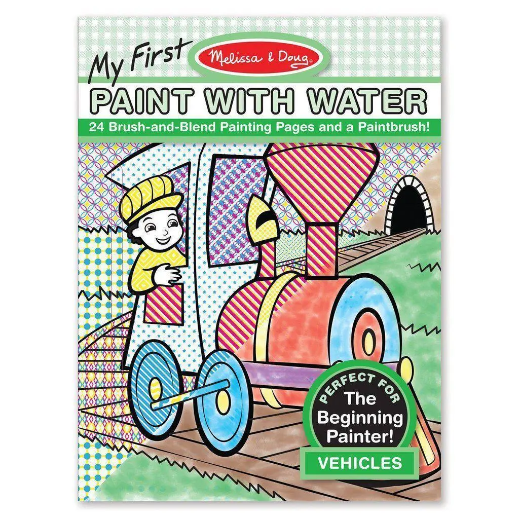 My First Paint With Water - Vehicles 1