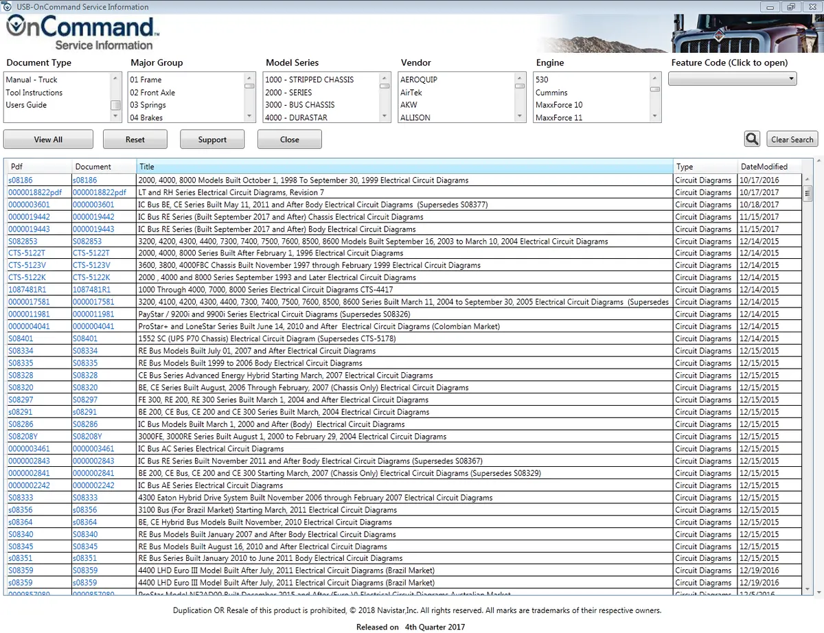International Truck - Command Service Information 032020 - Online Installation Service 2