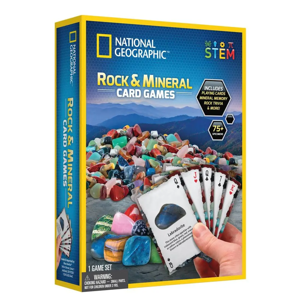 National Geographic Rock & Mineral Card Games 1