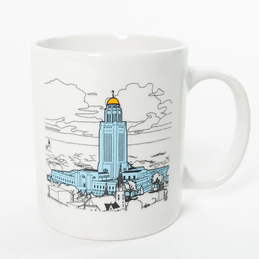 Nebraska Capitol Mug 1