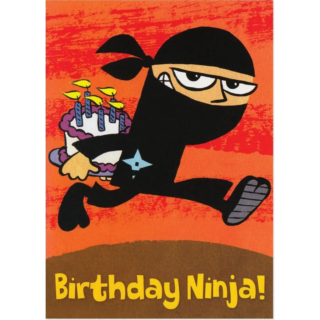 Ninja - Birthday Card 1