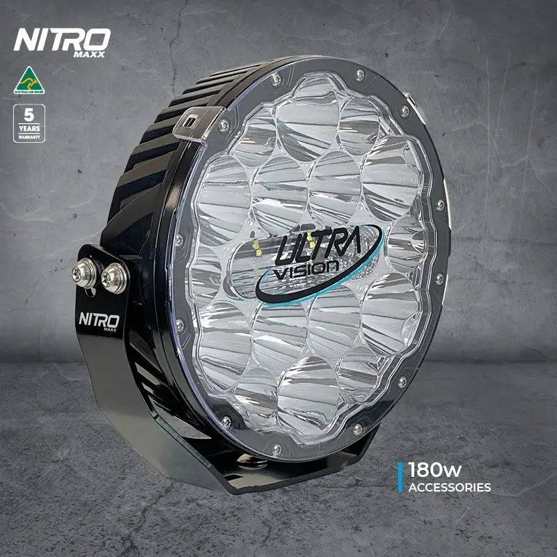 Nitro 180 Maxx 9" Clear Lens Cover With Ultra Vision Logo 1