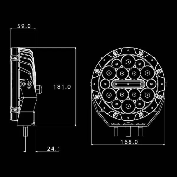 Ultra Vision Nitro 80 Maxx Led Driving Light (Pair) 4