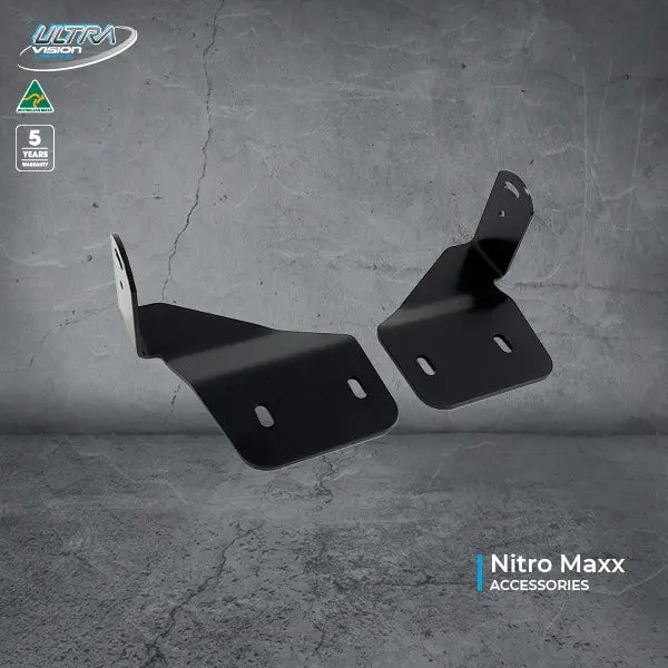 Rhino Pioneer Roof Rack Bracket Kit 2020+ (Level With Rack) Suits Nitro Maxx 255+ Light Bars 1