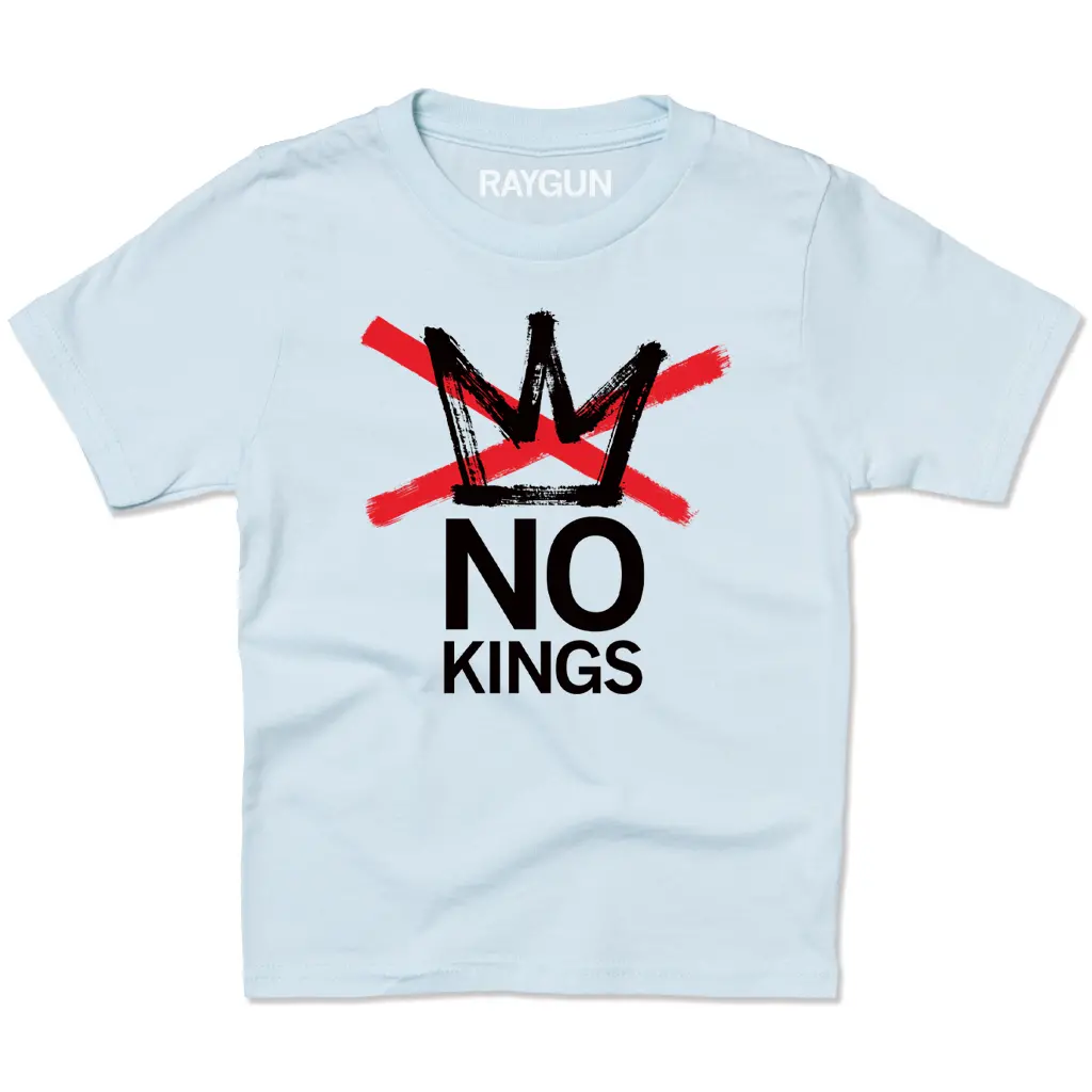 No Kings Logo Blue Kids 1