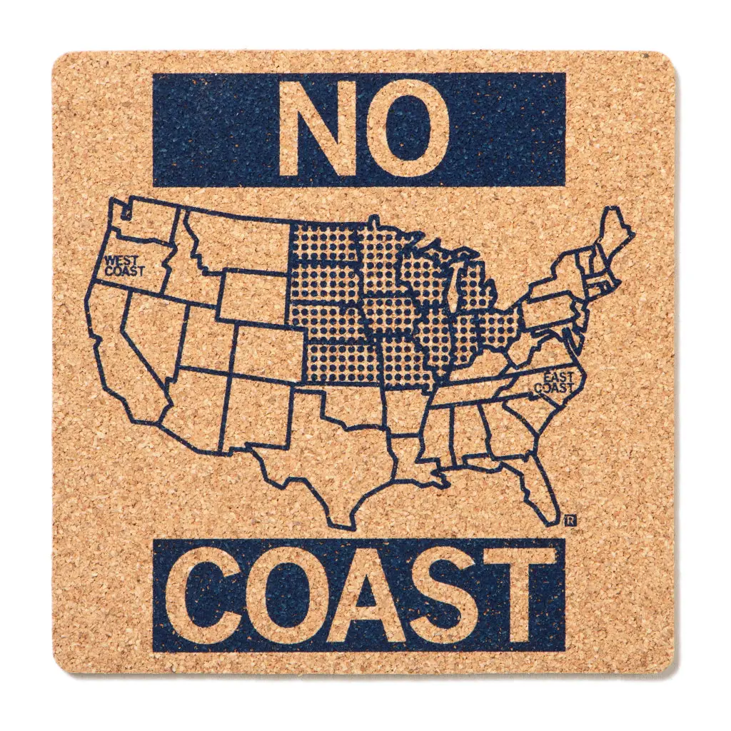No Coast Cork Coaster 1