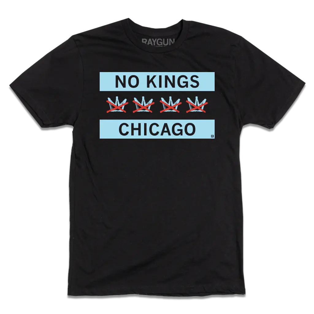 No Kings Chicago Flag 2