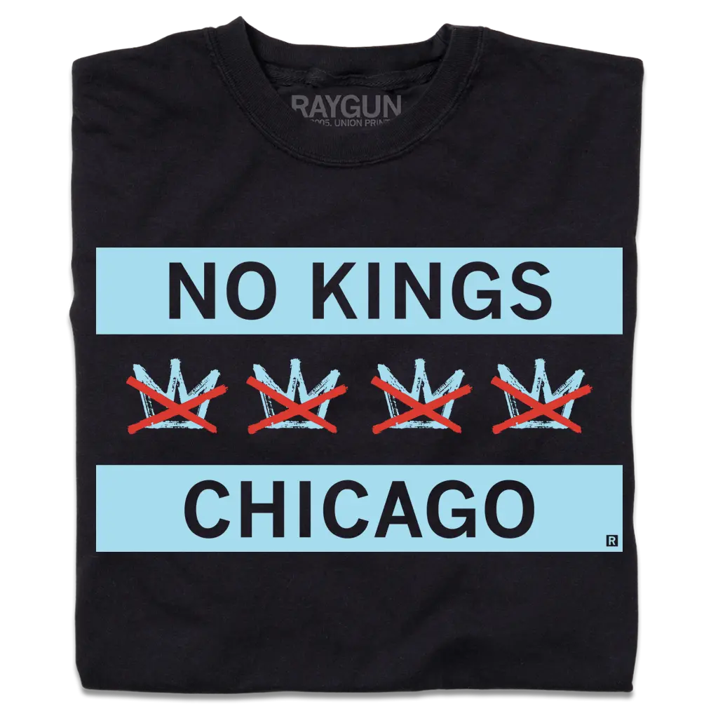 No Kings Chicago Flag 1