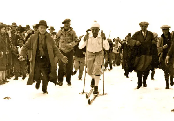 Vintage Ski Photo - Crater Lake Nordic Ski Race 1