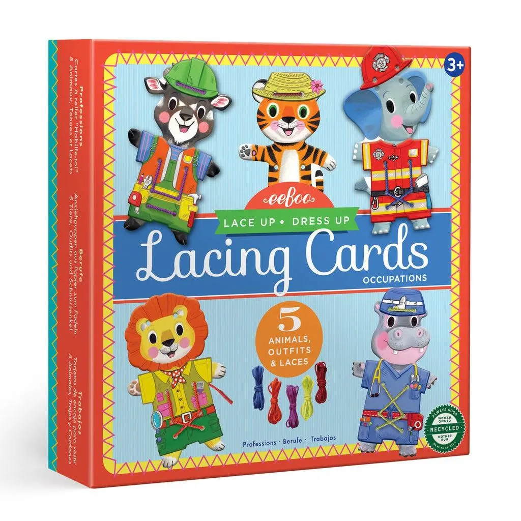 Occupations Lacing Cards 1