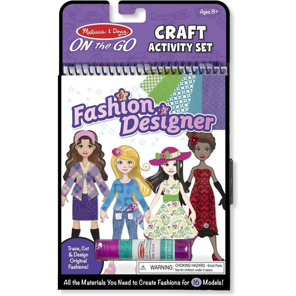 On-The-Go Craft Activity Set - Fashion Designer 1