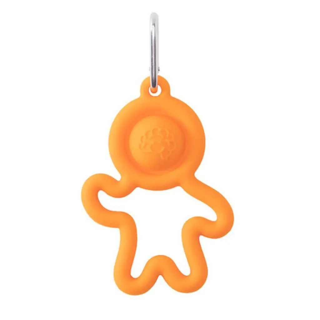 Orange Lil' Dimpl Keychain 1