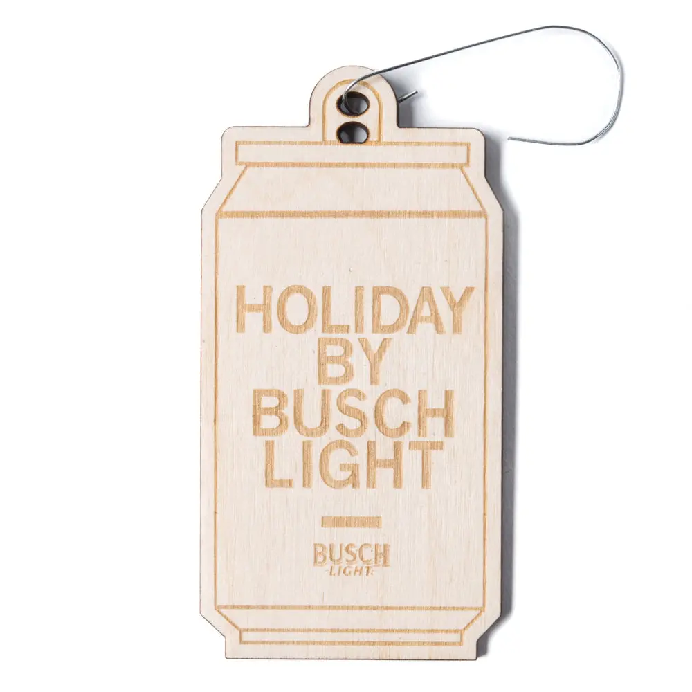 Holiday By Busch Light Ornament 1