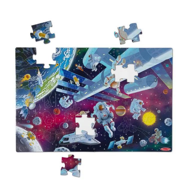 Outer Space Glow In The Dark Floor Puzzle 1